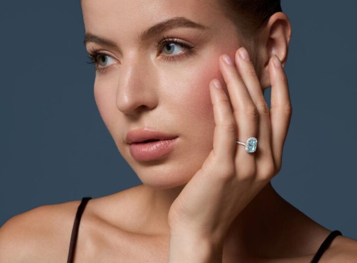 heart-cut diamond ring